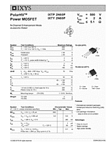 DataSheet IXTP2N60P pdf